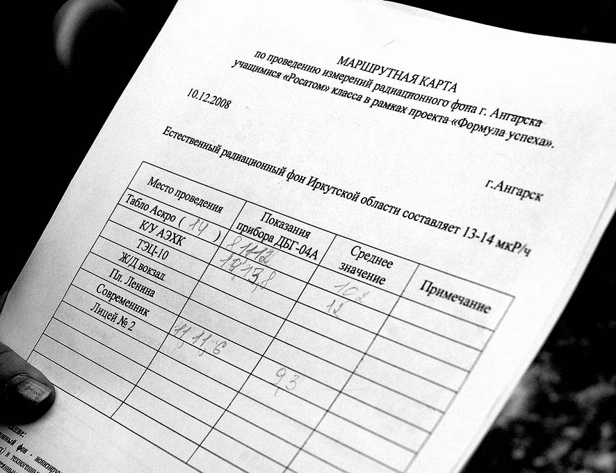 Все участники акции получили маршрутные листы