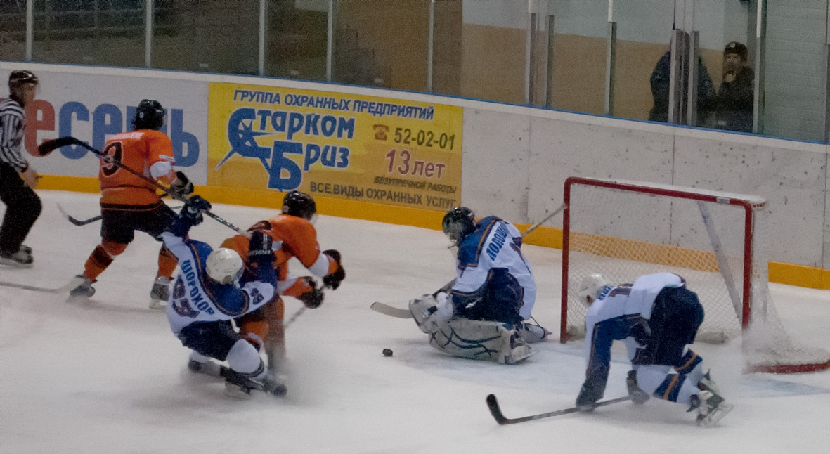 Защищали ворота жестко