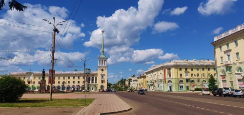 облака над площадью))))))