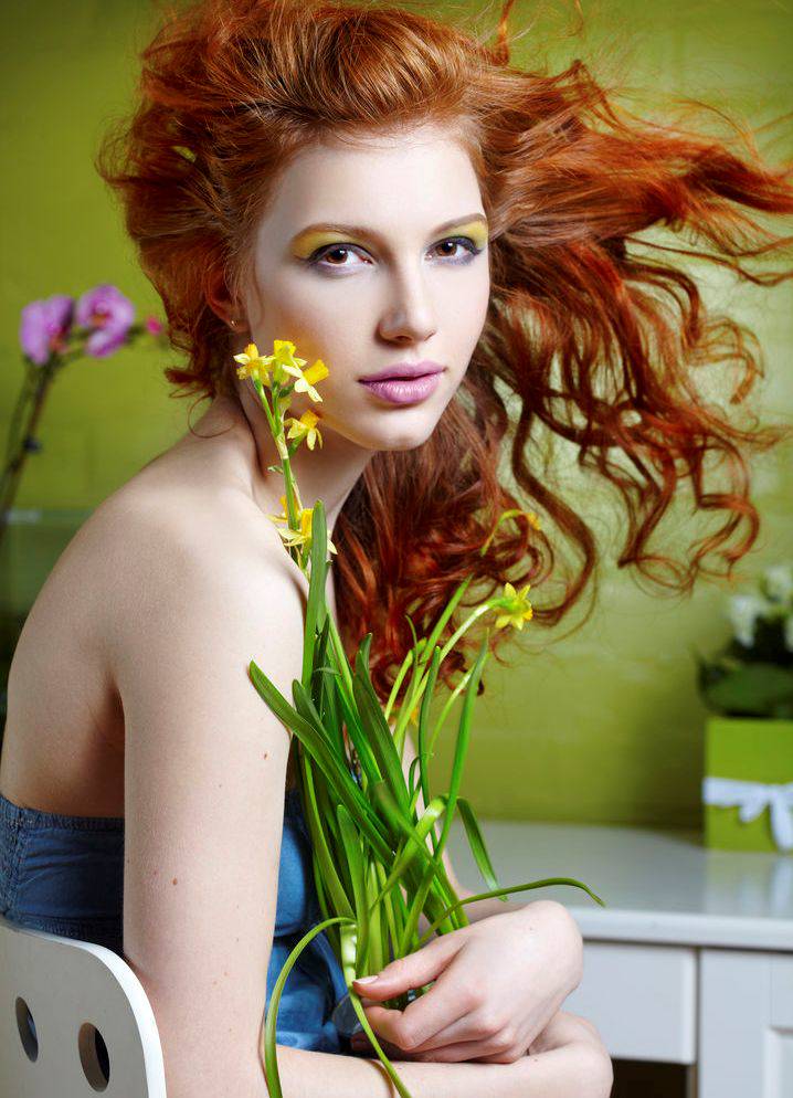 Очередная рыжая)))))