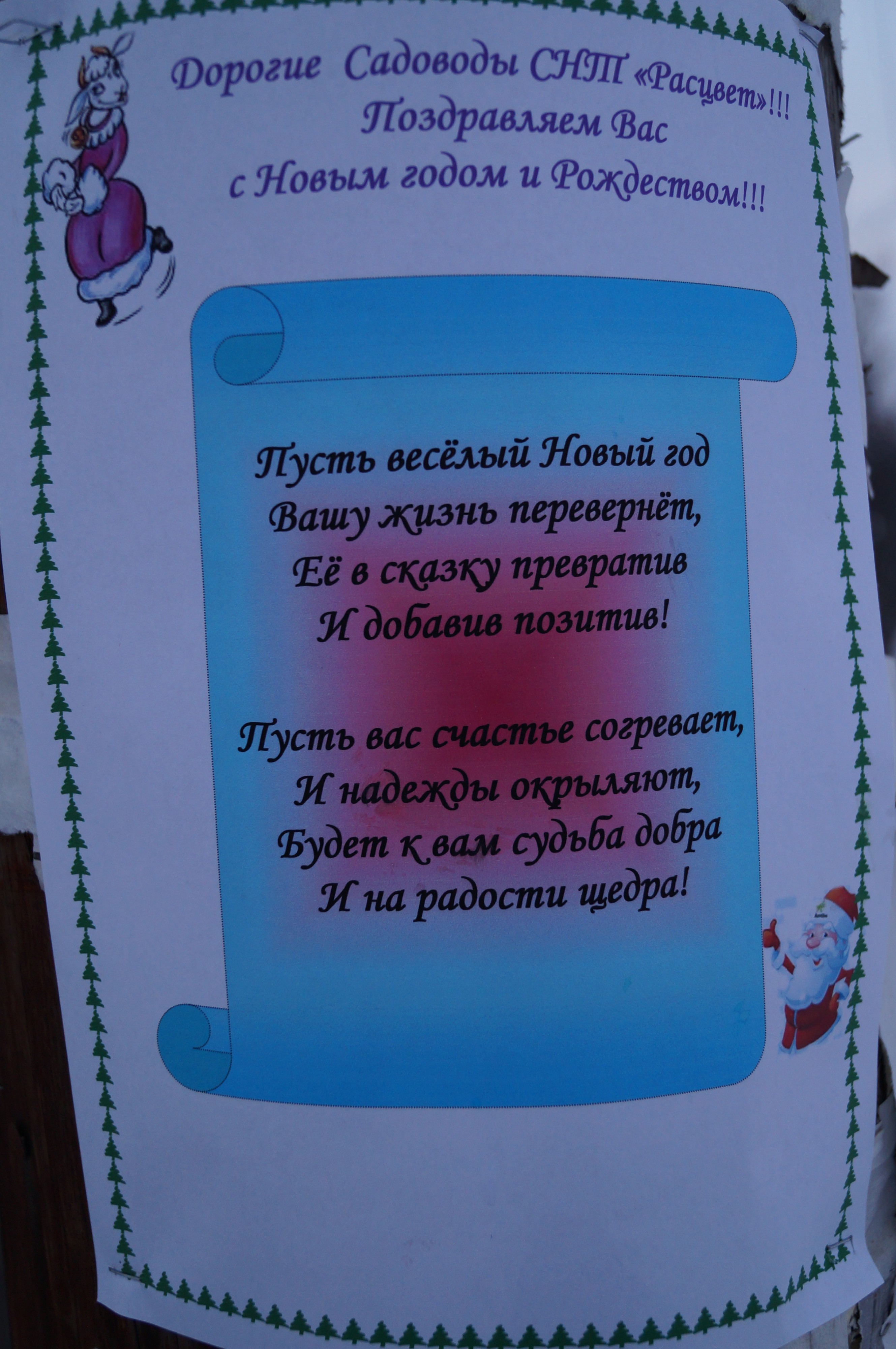 Всех однорасцветовцев - с наступающим Новым годом!