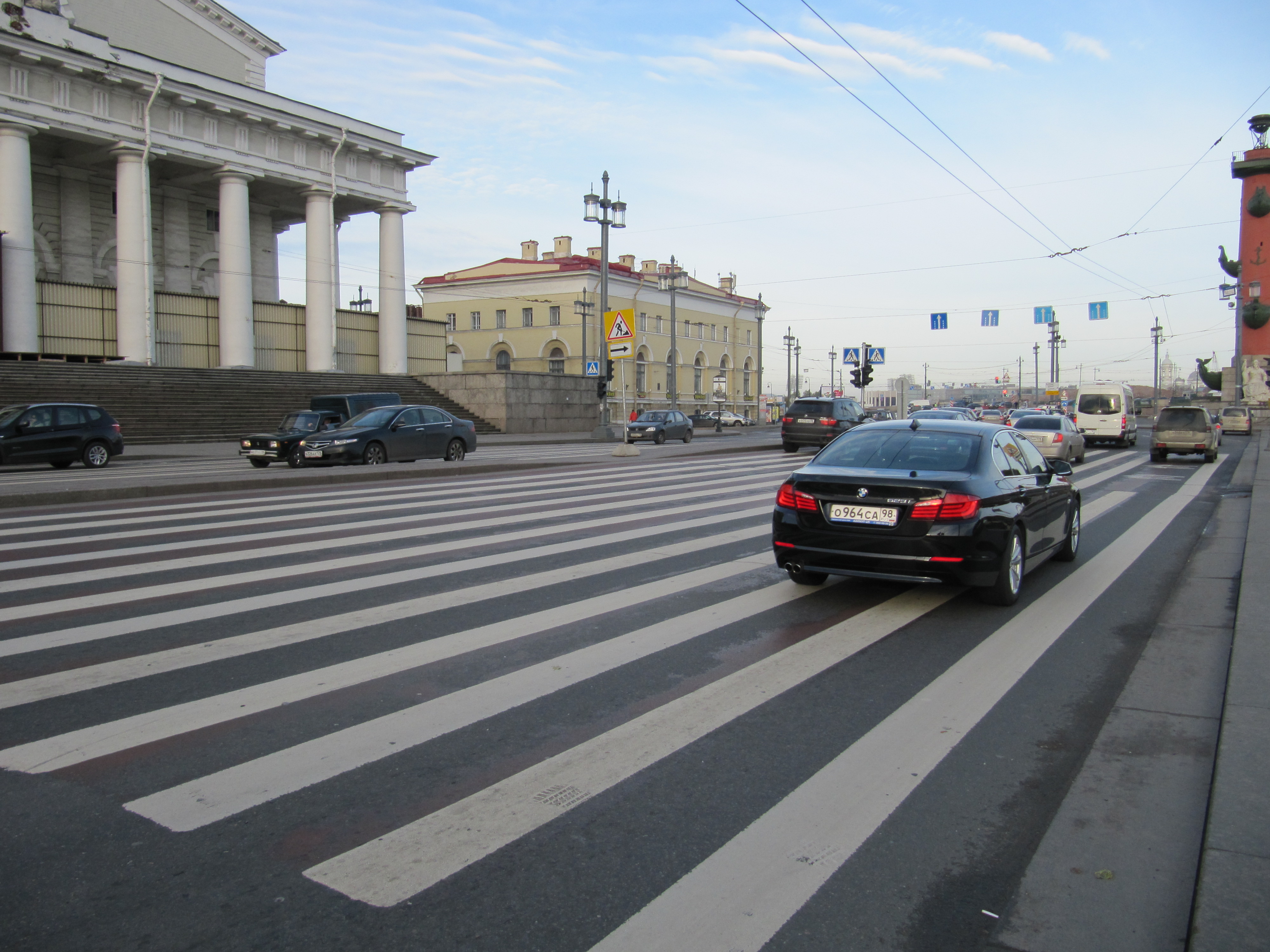 Пешеходный переход в СПб