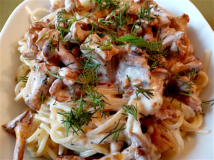 грибной быдложрачь с лисичками))))))