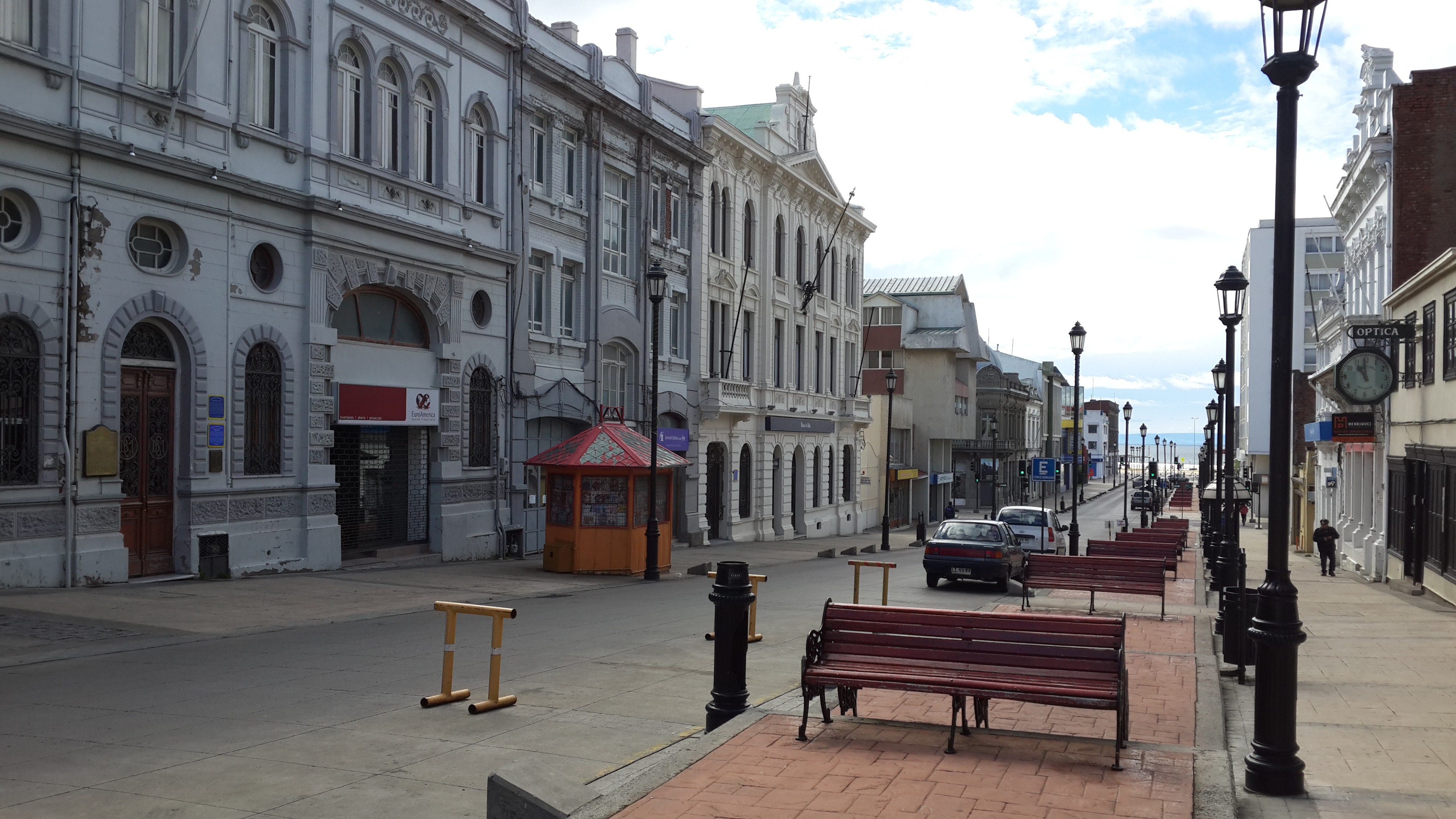 в воскресенье Пунта-Аренас вымирает