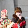 На празднике масленицы