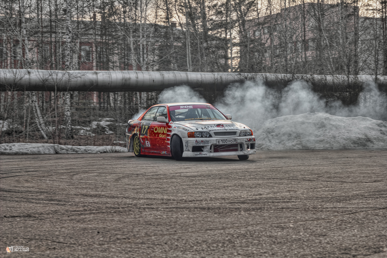 Чайзер на тренировке