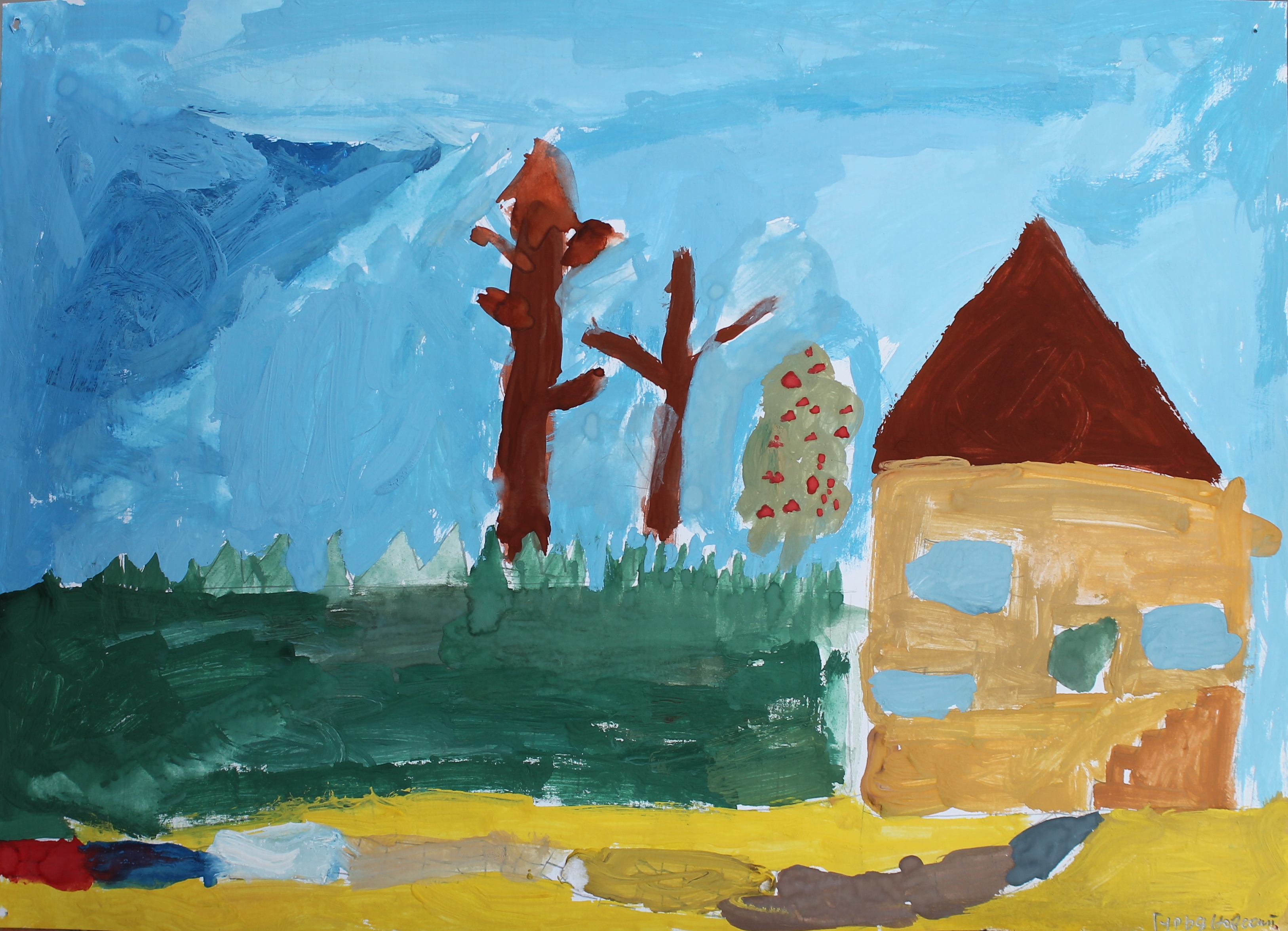 Гурьяновский Степа 8лет. На даче