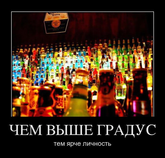 Чем выше градус...