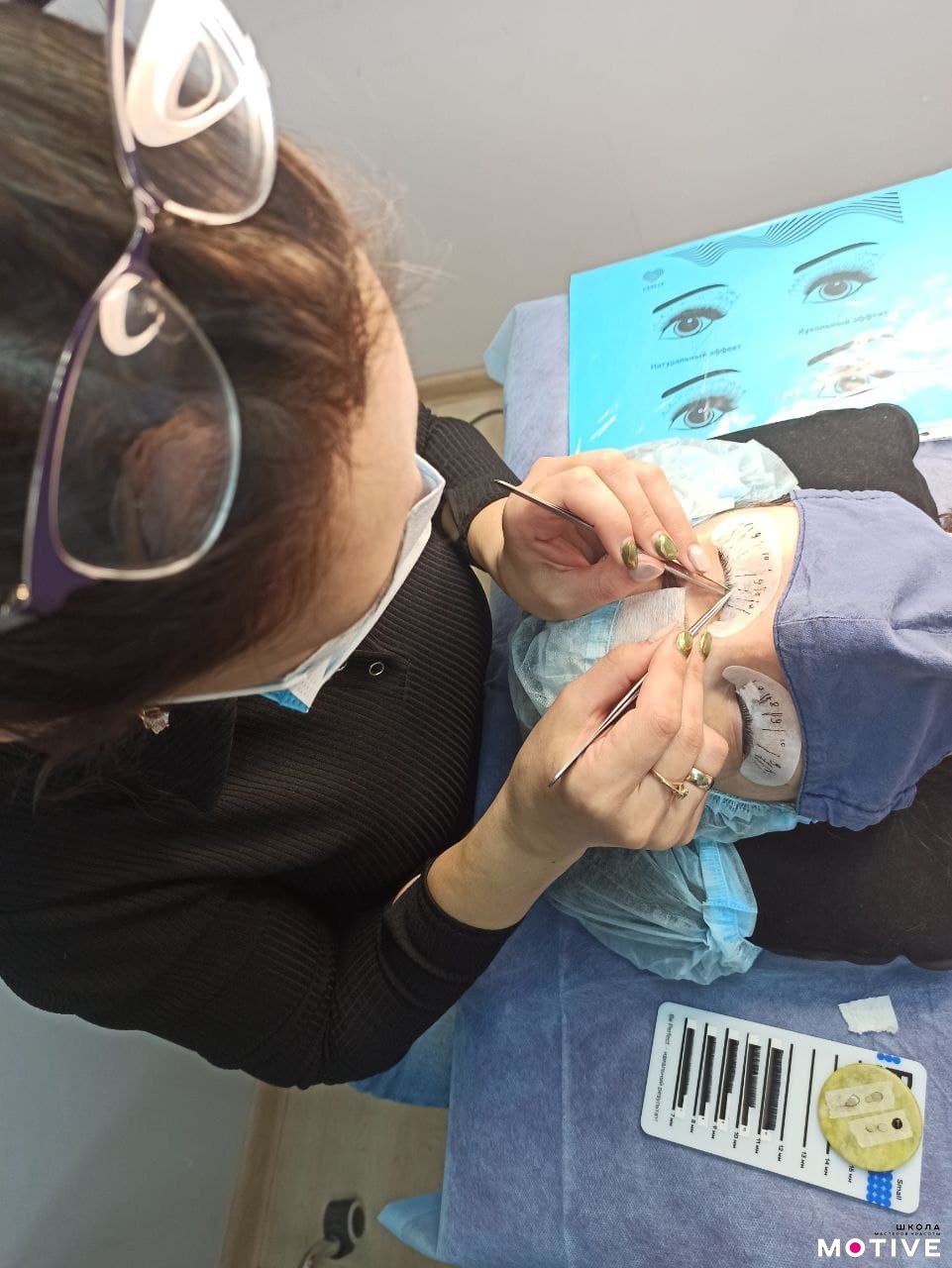 Окрашивание ресниц курс