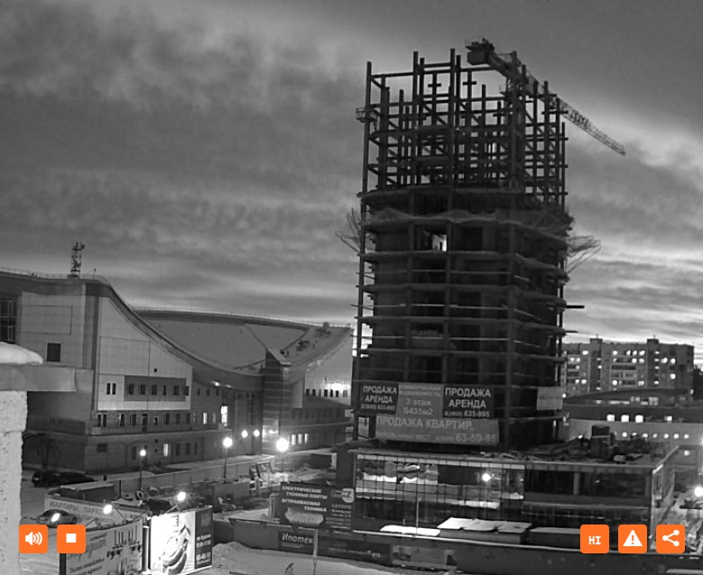 Необычный закат