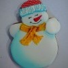 Пряничный снеговичок