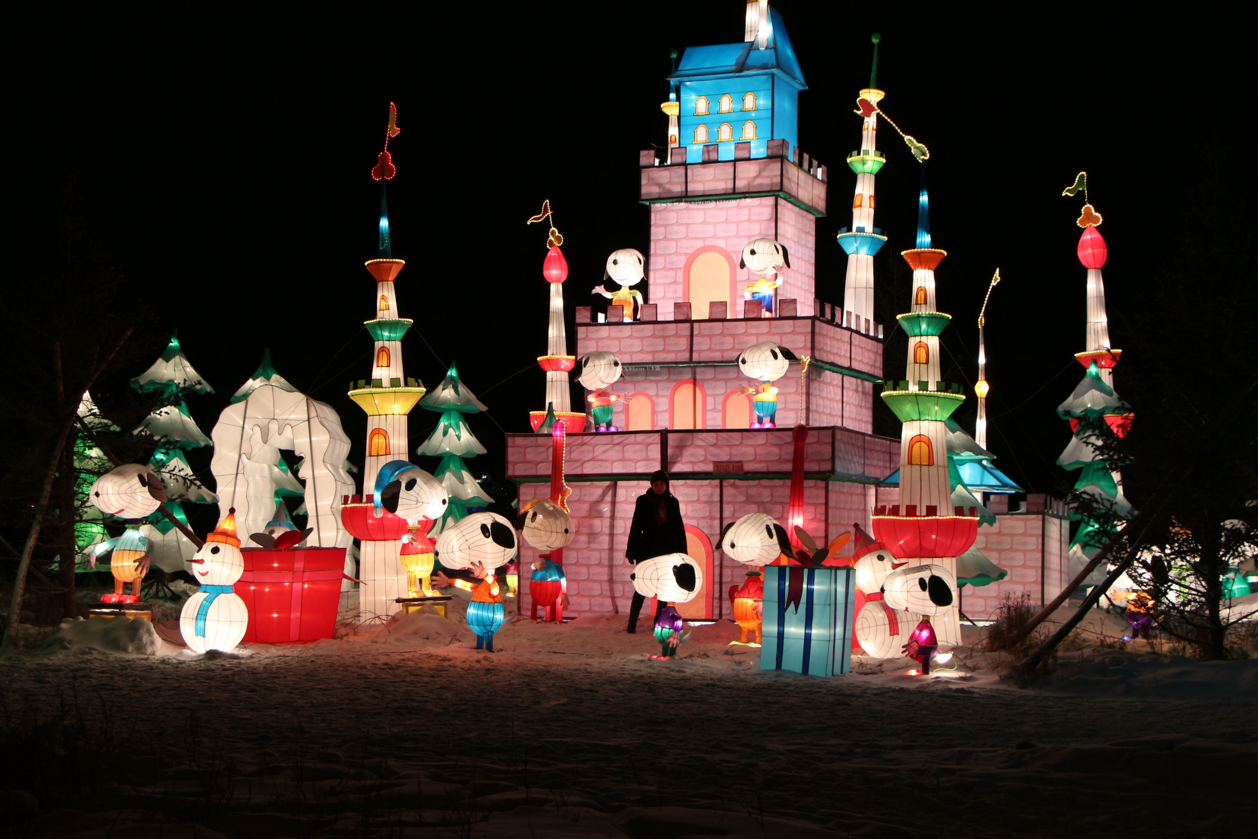 Ледяной городок. Маньчжурия.