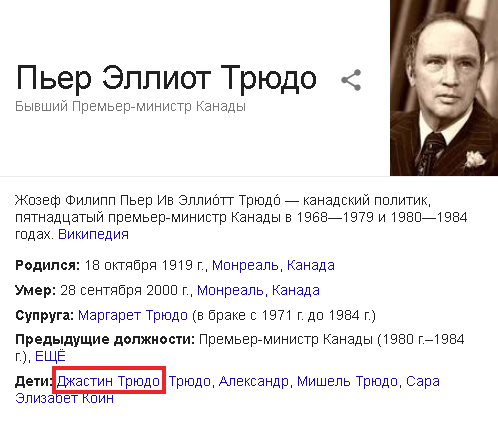 П. Трюдо