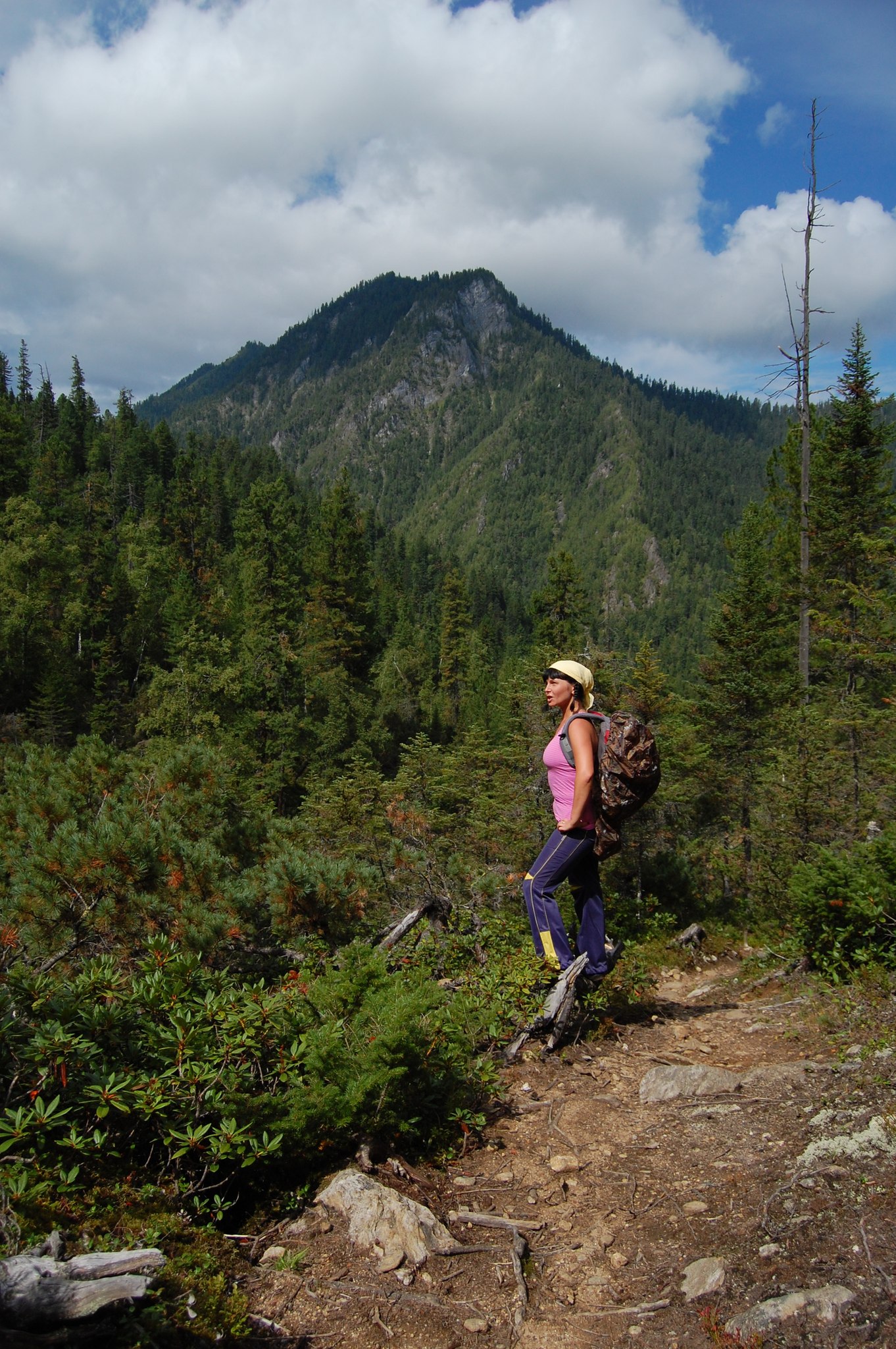 Подъём к Порожистому, 23.08.2014