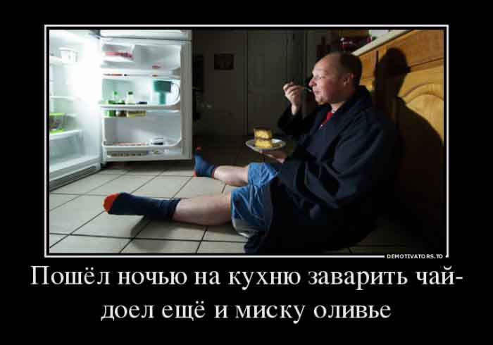 Пришёл ночью на кухню...