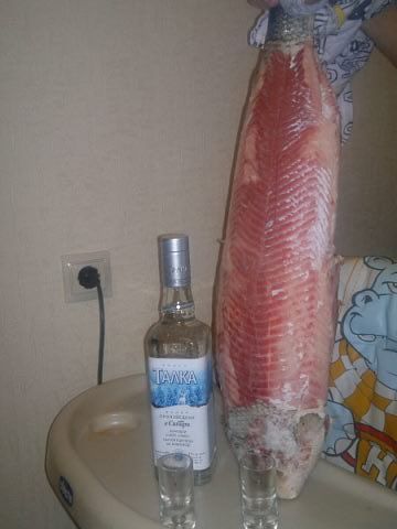 Рыба и водка