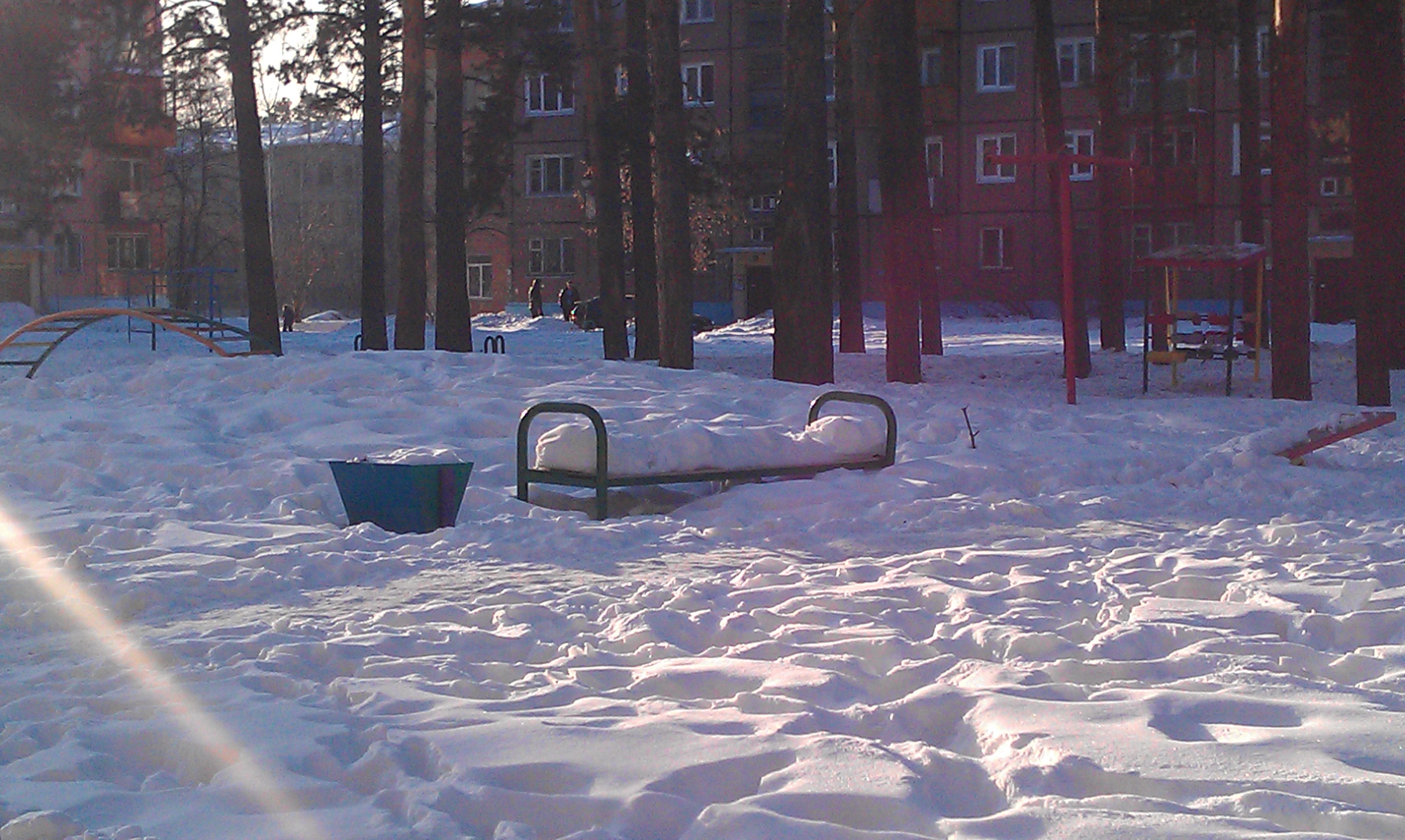 снежищу навалило 6