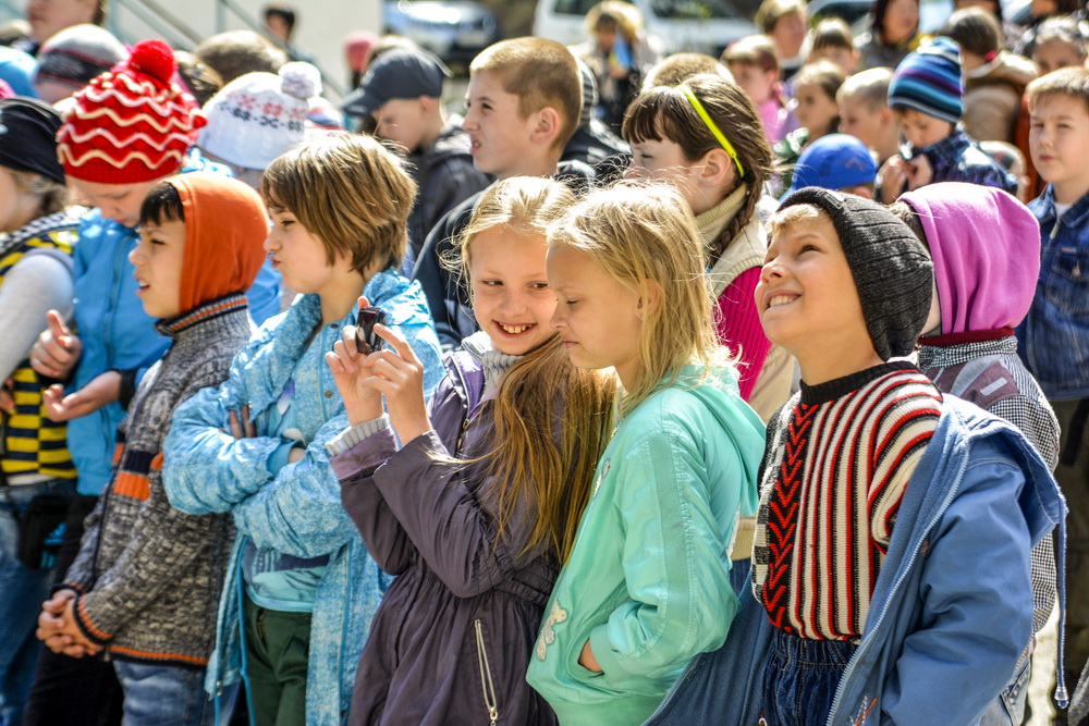  Зрители открытия 