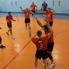 Момент финальной игры  мужского Турнира Памяти Виталия Апельройта - команды  Ангара и АЭМЗ
