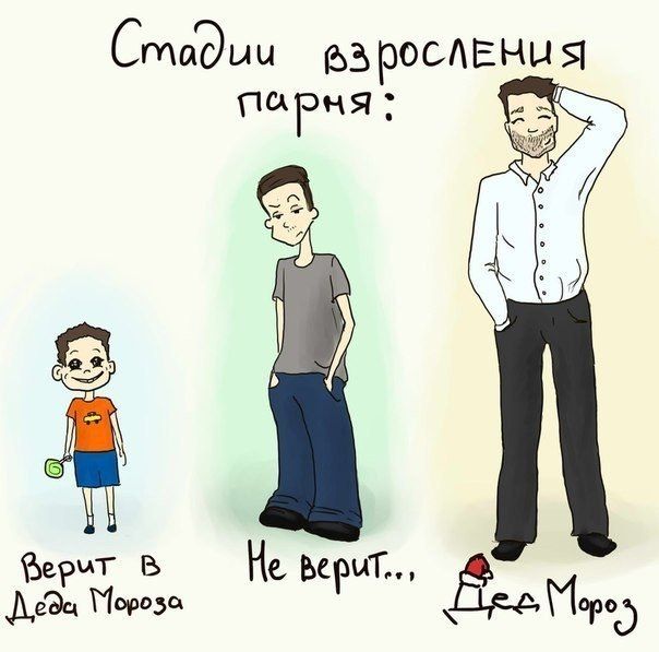 Стадии повзросления