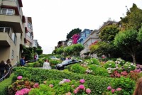 Ломбард-стрит в Сан-Франциско.