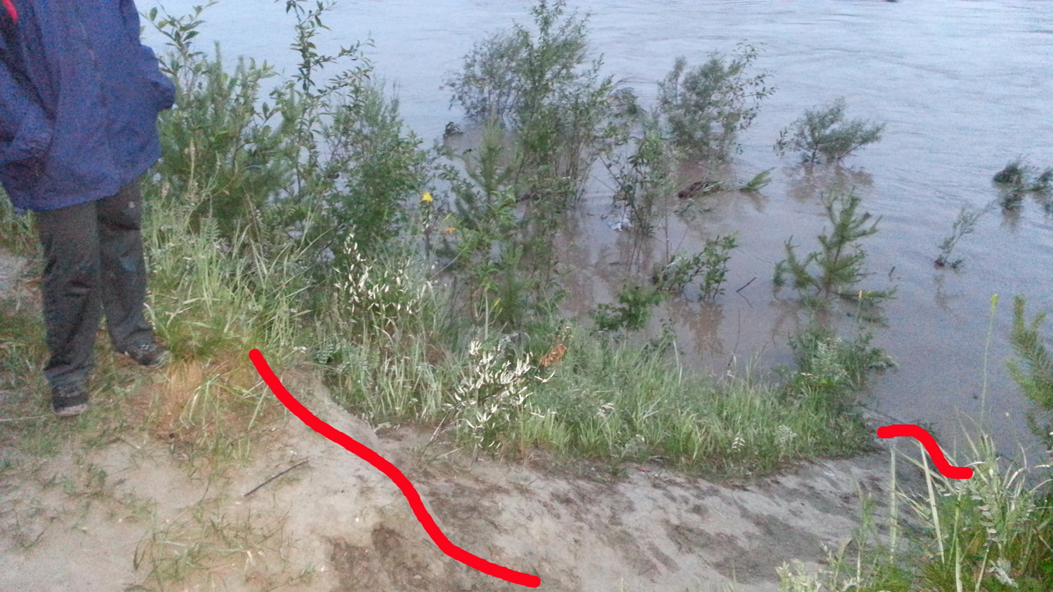 уровень воды