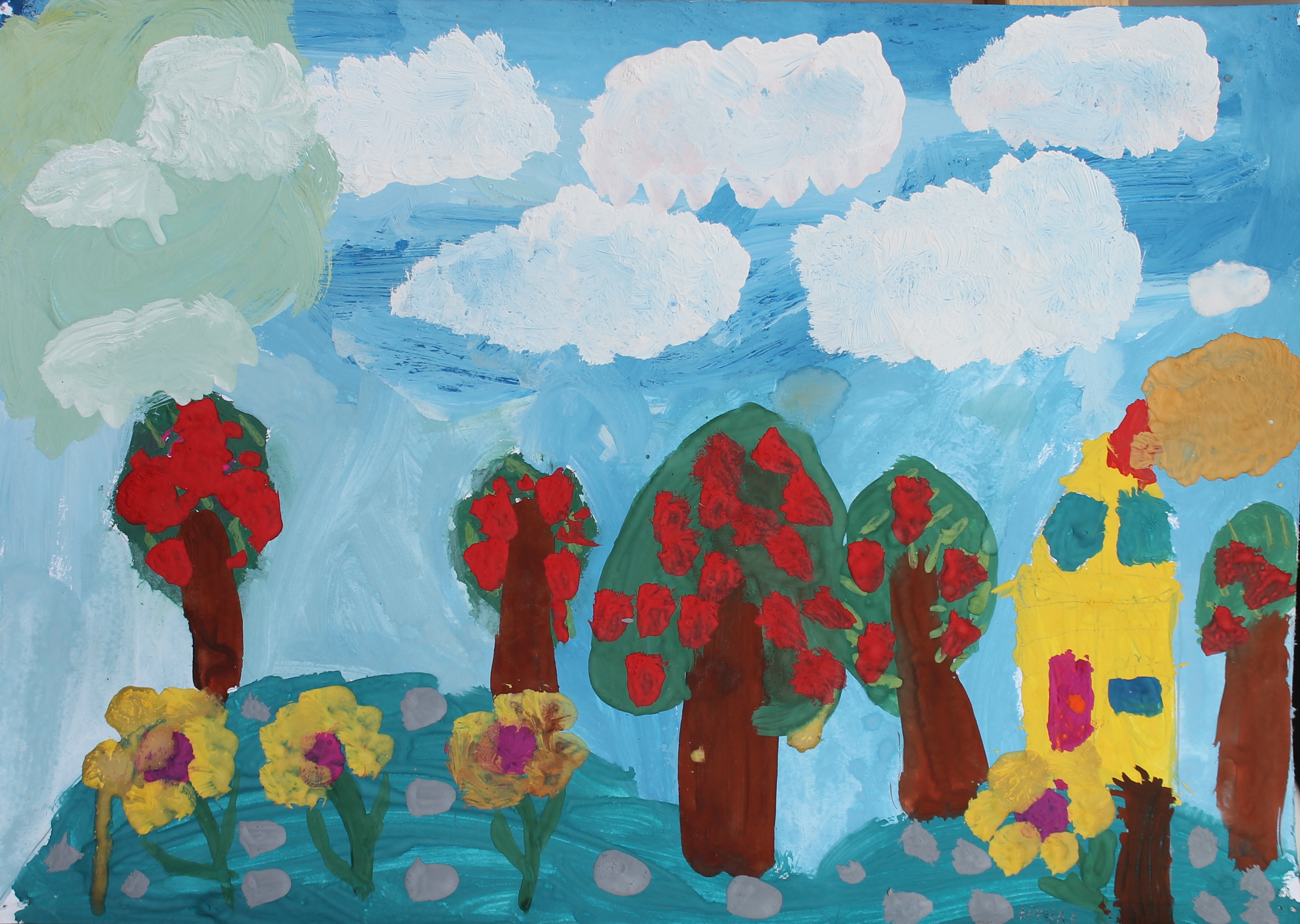 Черноиванова Арина 7лет. Летом на даче