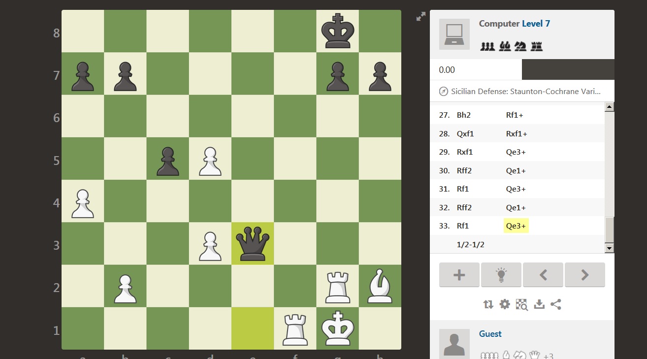 Ураа! ничья на 7!