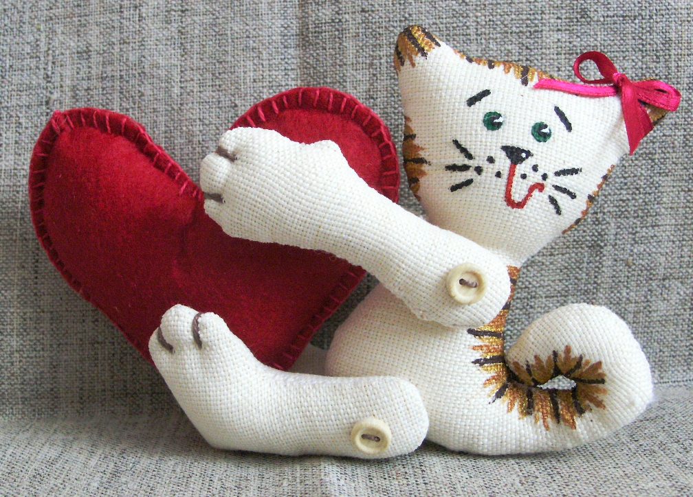 Сердечная кошечка