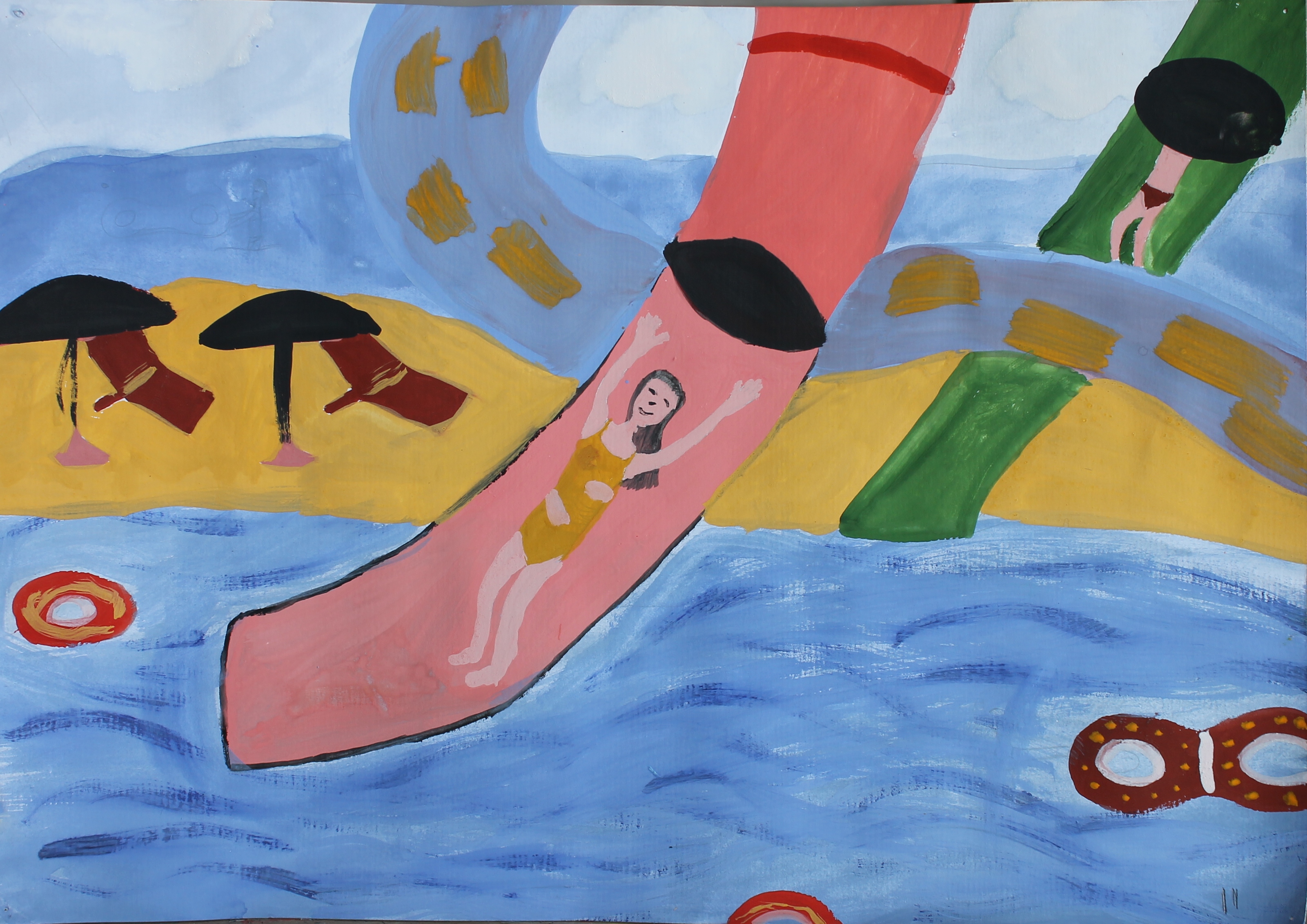 Комина Алина 10лет. На отдыхе