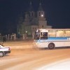 Рождественская ночь. "Автоколонна 1948" развозит прихожан после службы