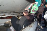 в багажнике