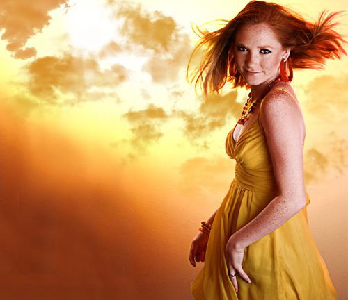 Очередная рыжая)))))