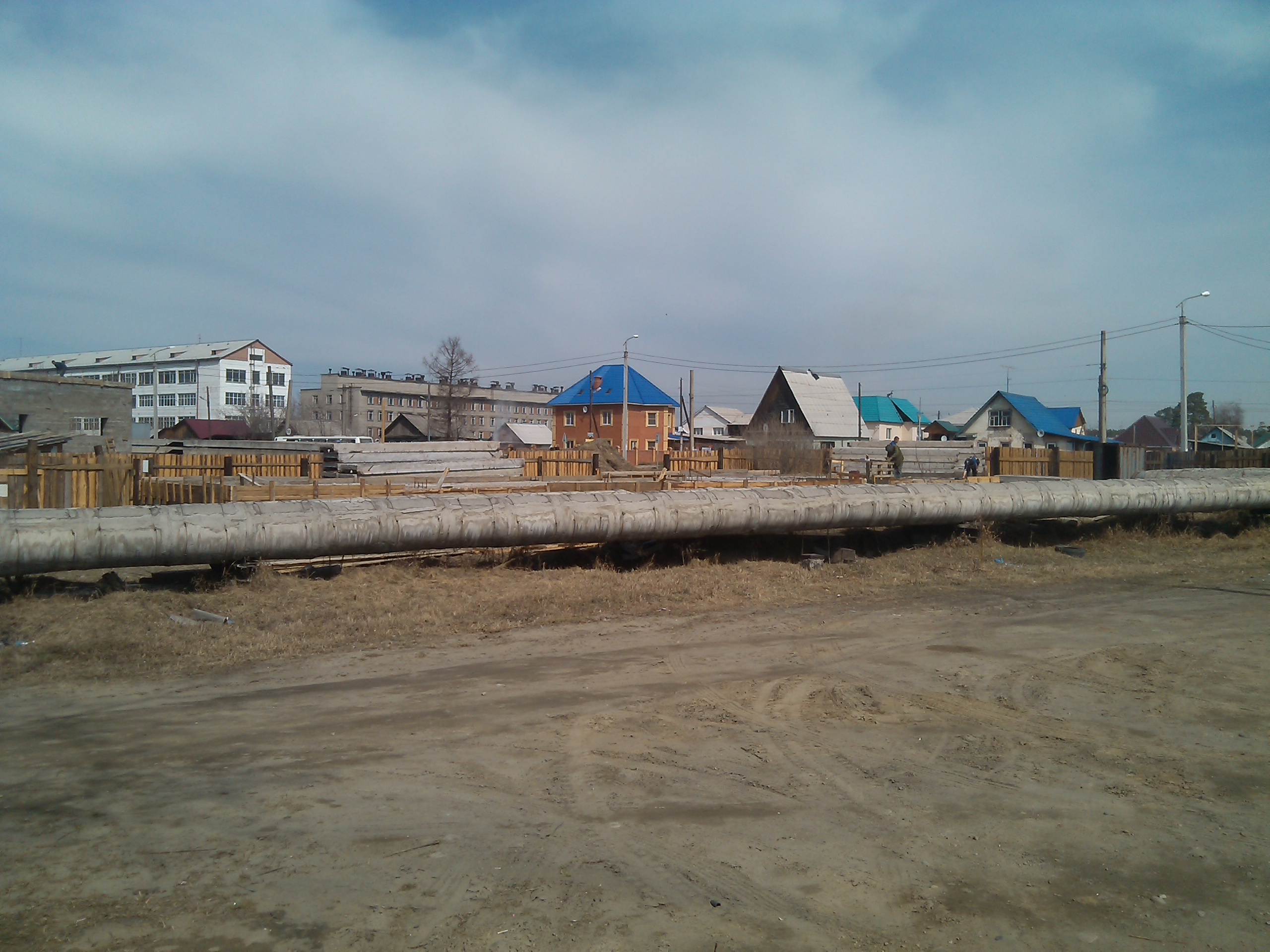 Строительство на кольце Декабристов и Карла Маркса