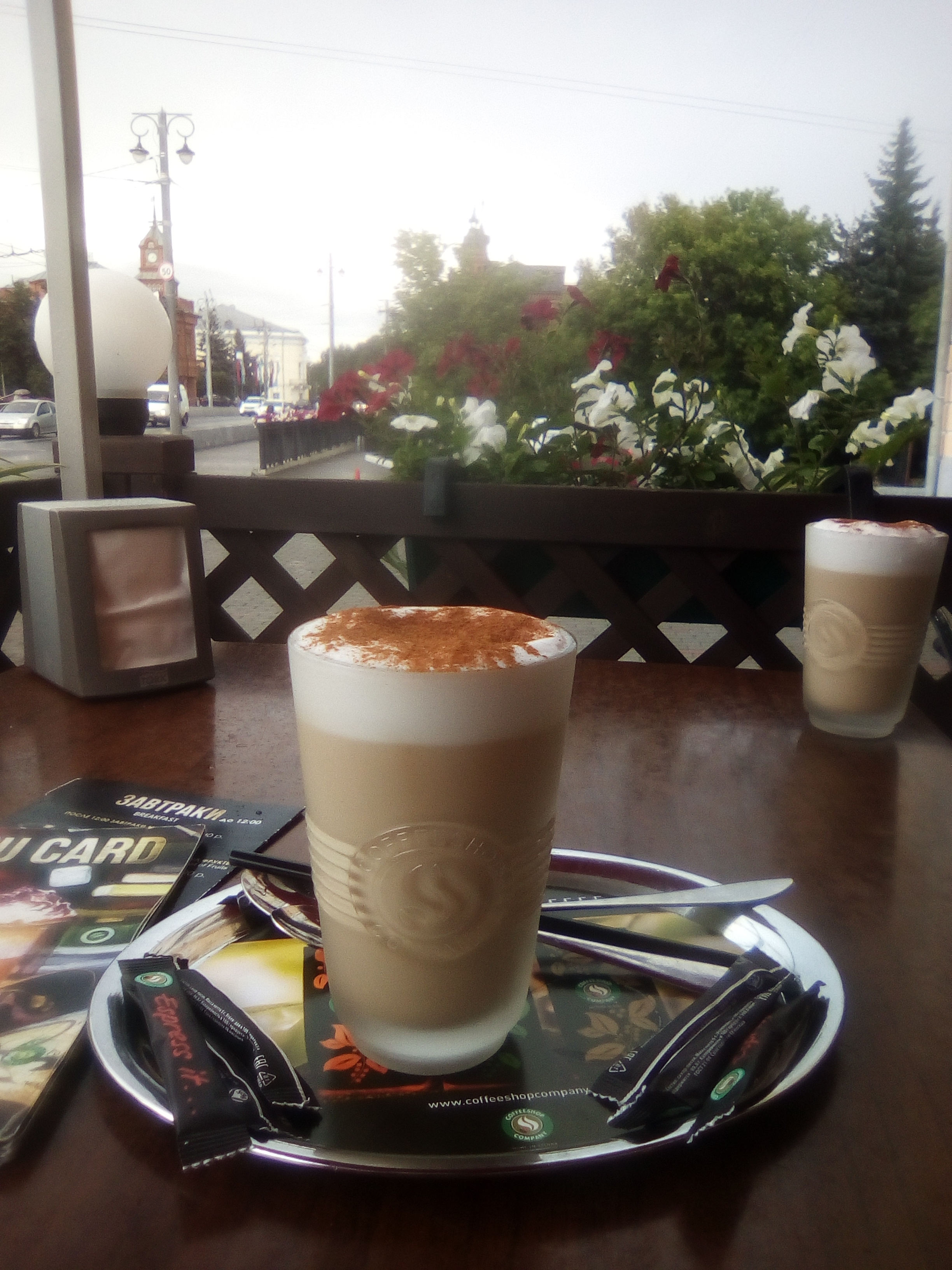 Утренний- дождливый кофе во Владимире.