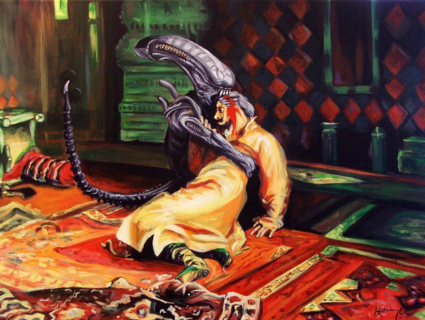 Alien-Xenomorph-песочница-AVP-641877