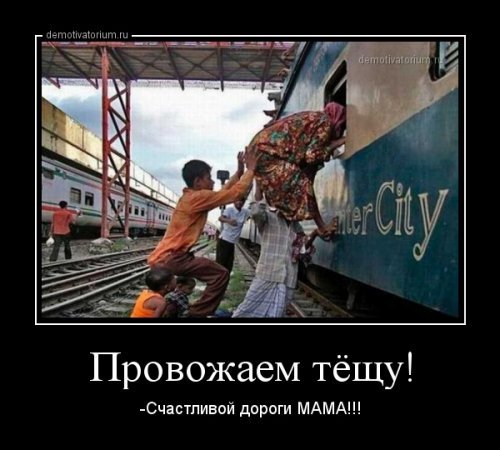Провожаем тещу