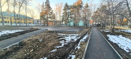 Юность позади намечается благоустройство))))))