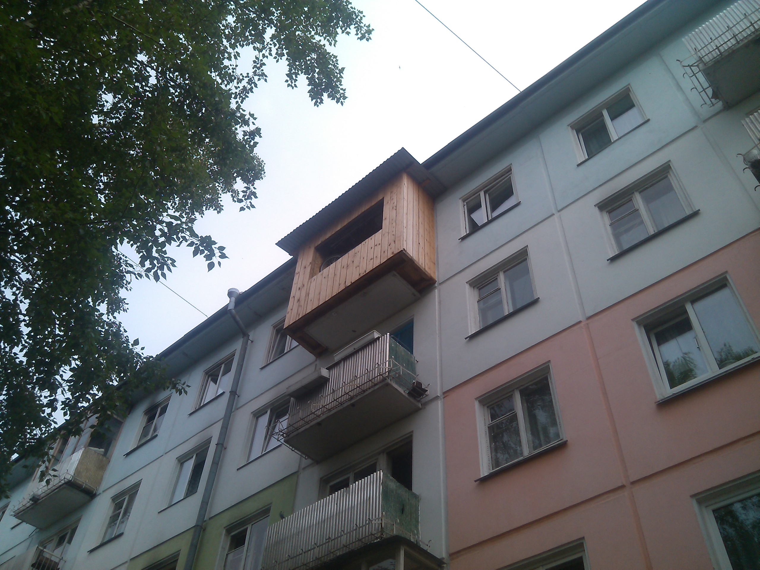 Балкон - скворешник в 178кв