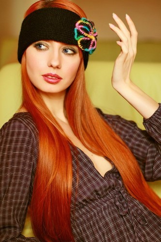 Очередная рыжая)))))