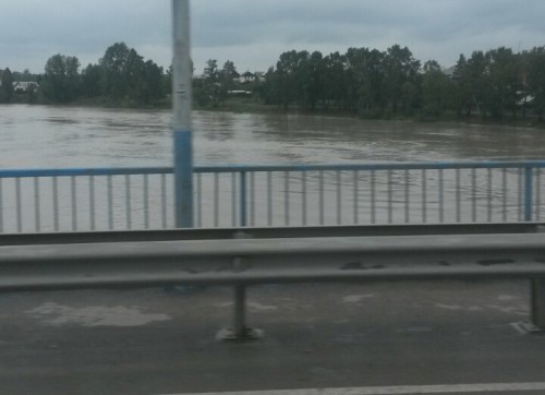 Уровень воды у старого моста