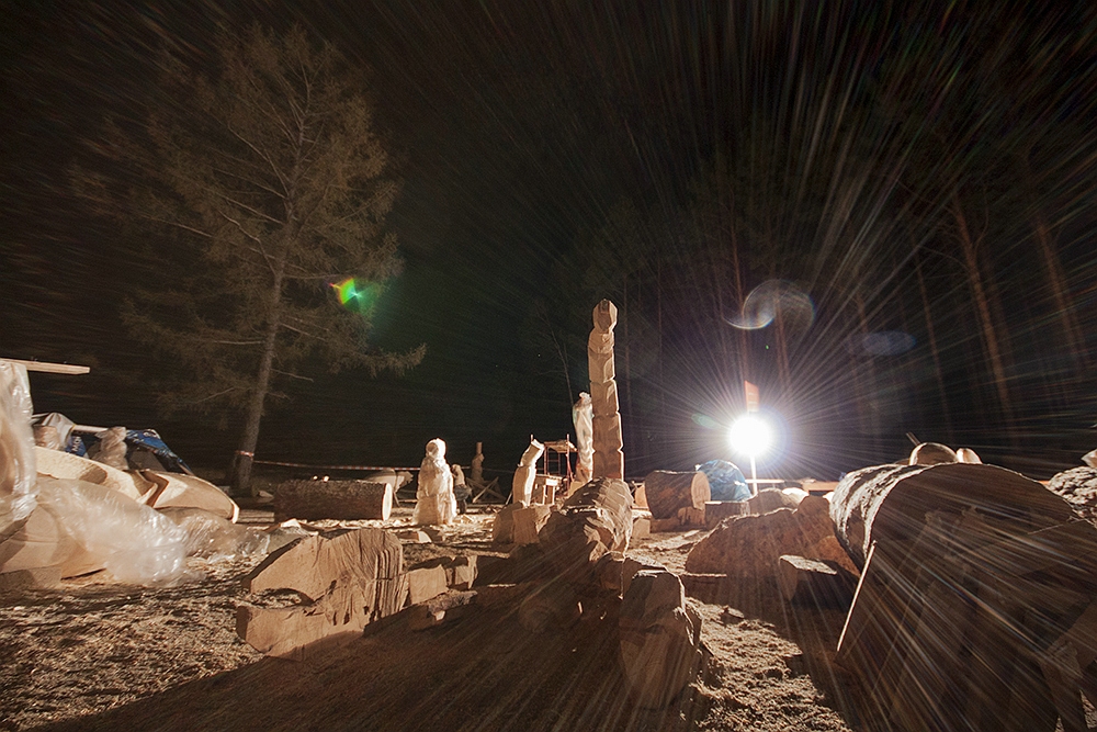 Лукоморье ночью.