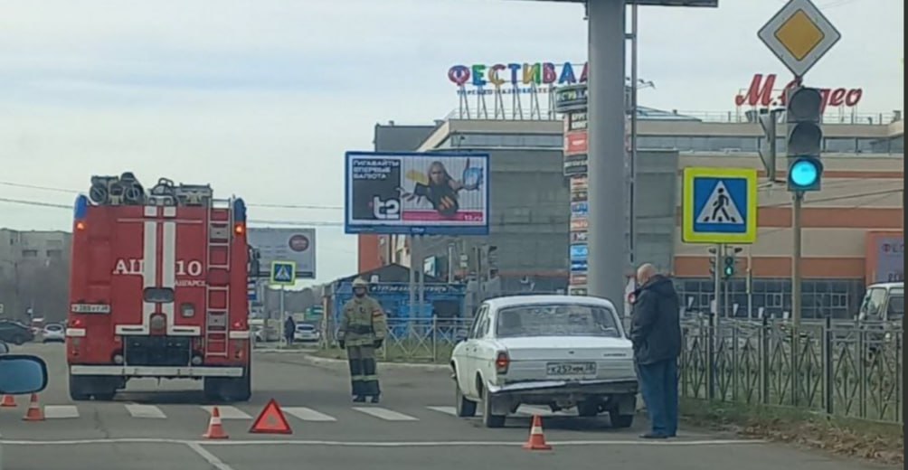 ДТП с пожарной машиной