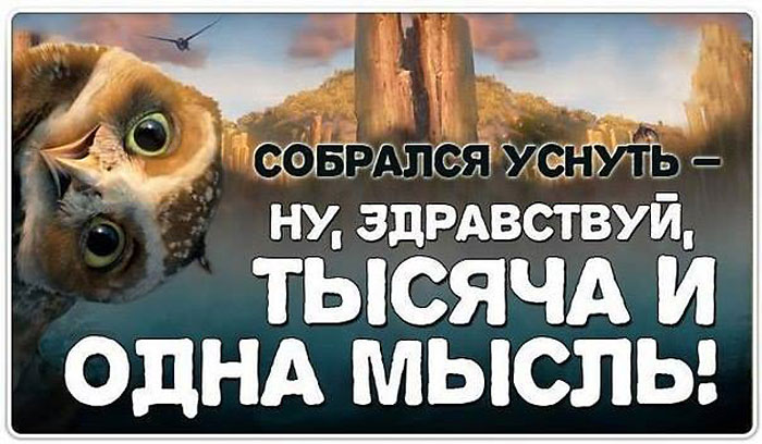 Собрался уснуть...