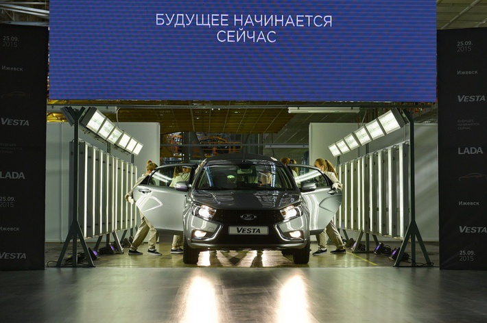 старт производства Lada Vesta 