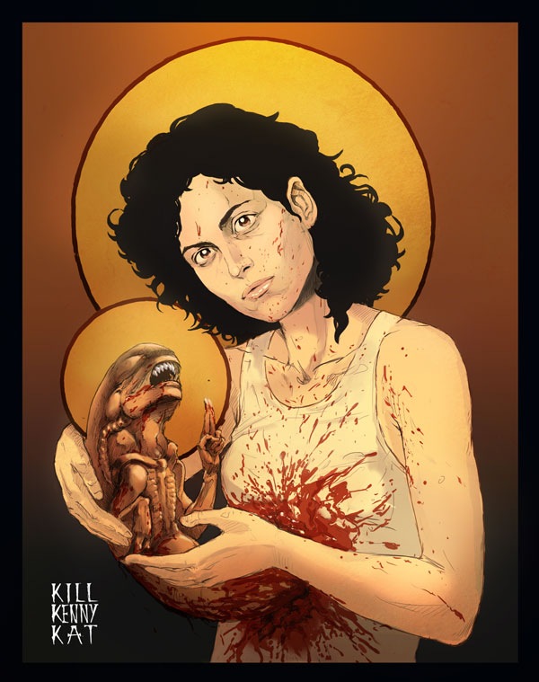 Anon-антирелигия-art-Xenomorph-188686