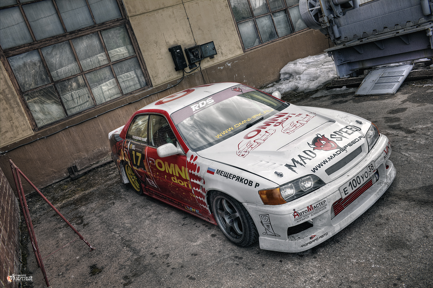 Чайзер на тренировке