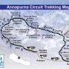 план-схема маршрута Кольцо Аннапурны