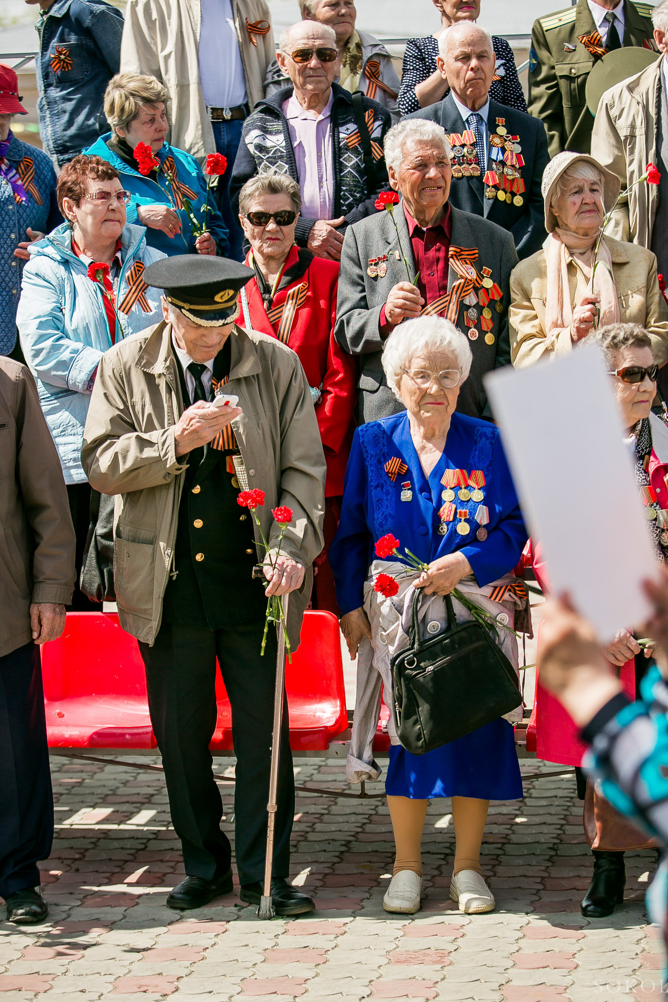 Парад 9.05.2017 мая в Ангарске.Фото: Сокол & Кобзева