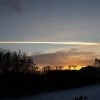 небо самолет облака вечер закат небо самолет облака вечер закат